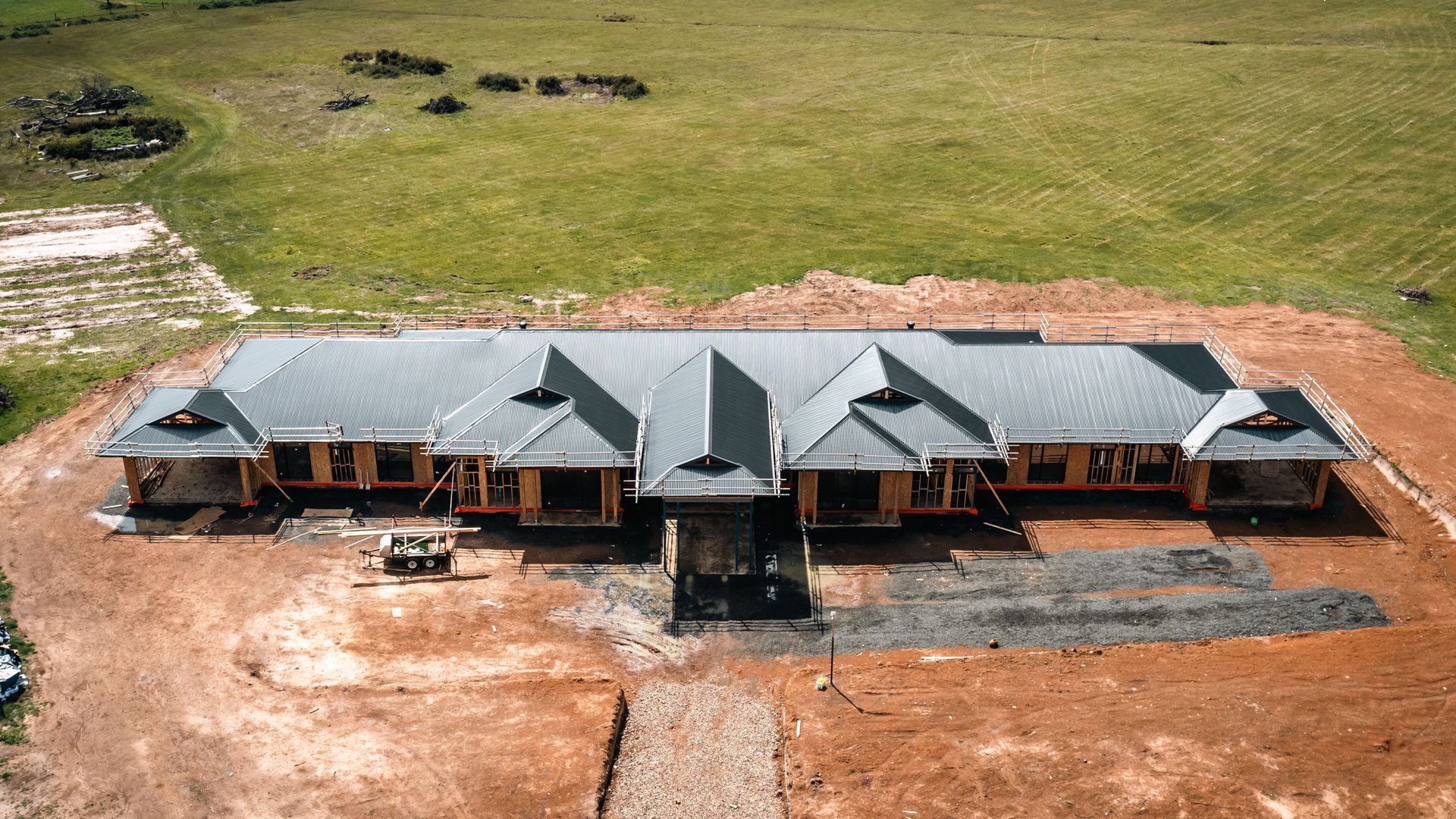 Roof before metal installation